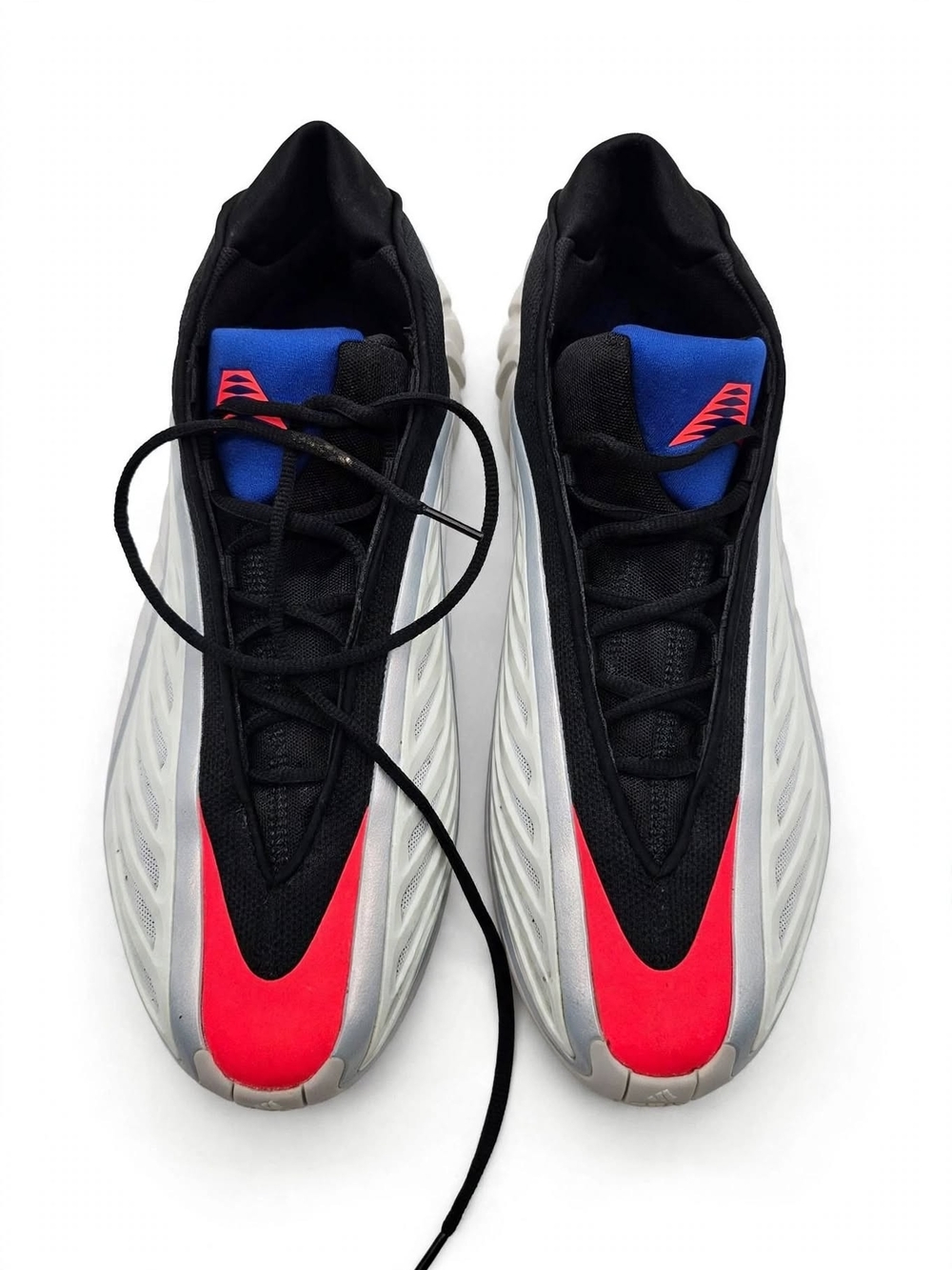 Men's Addidas Anthony Edwards Basketball Sneakers - Black / Silver / Red